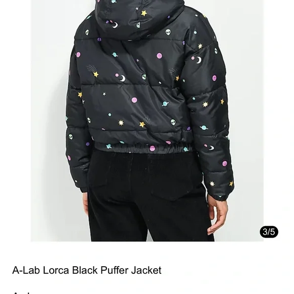 👽 Zumiez a.lab Space Lorca Puffer Jacket - Picture 3 of 13